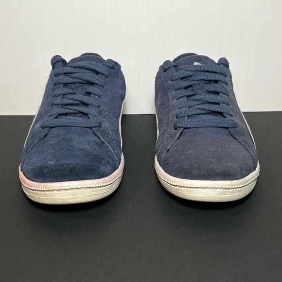 Kids PUMA Smash Fun SD Navy Blue Sneakers / Size 4C - Picture 4 of 10